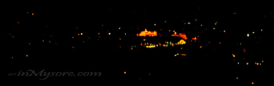 View of Mysore from Chamundi Hills